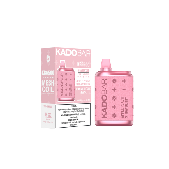 Apple Peach Strawberry - Kado Bar 6500 Disposable