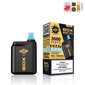 Blue Razz - POP BOX 3500 DISPOSABLE GOAT