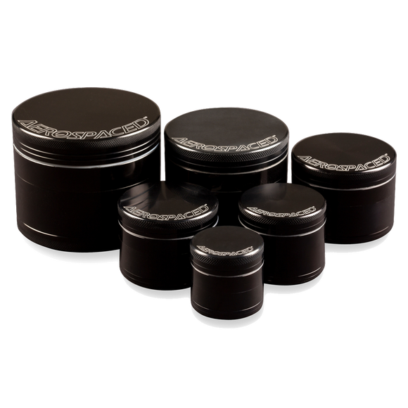 Aerospaced 4-Piece Grinder / Sifter - Clouds and Coils Vape Shop